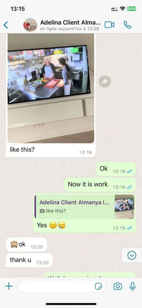 WhatsApp Support Chat Verlauf 4