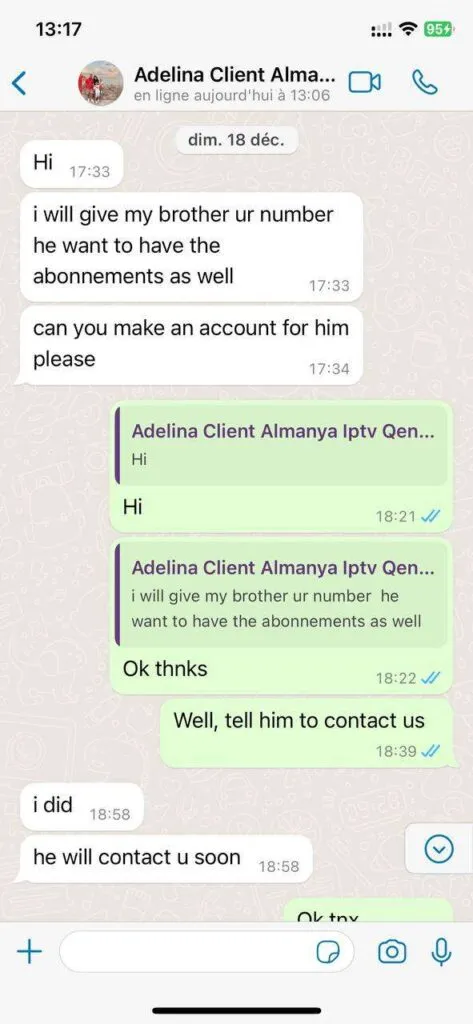 WhatsApp Support Chat Verlauf 5